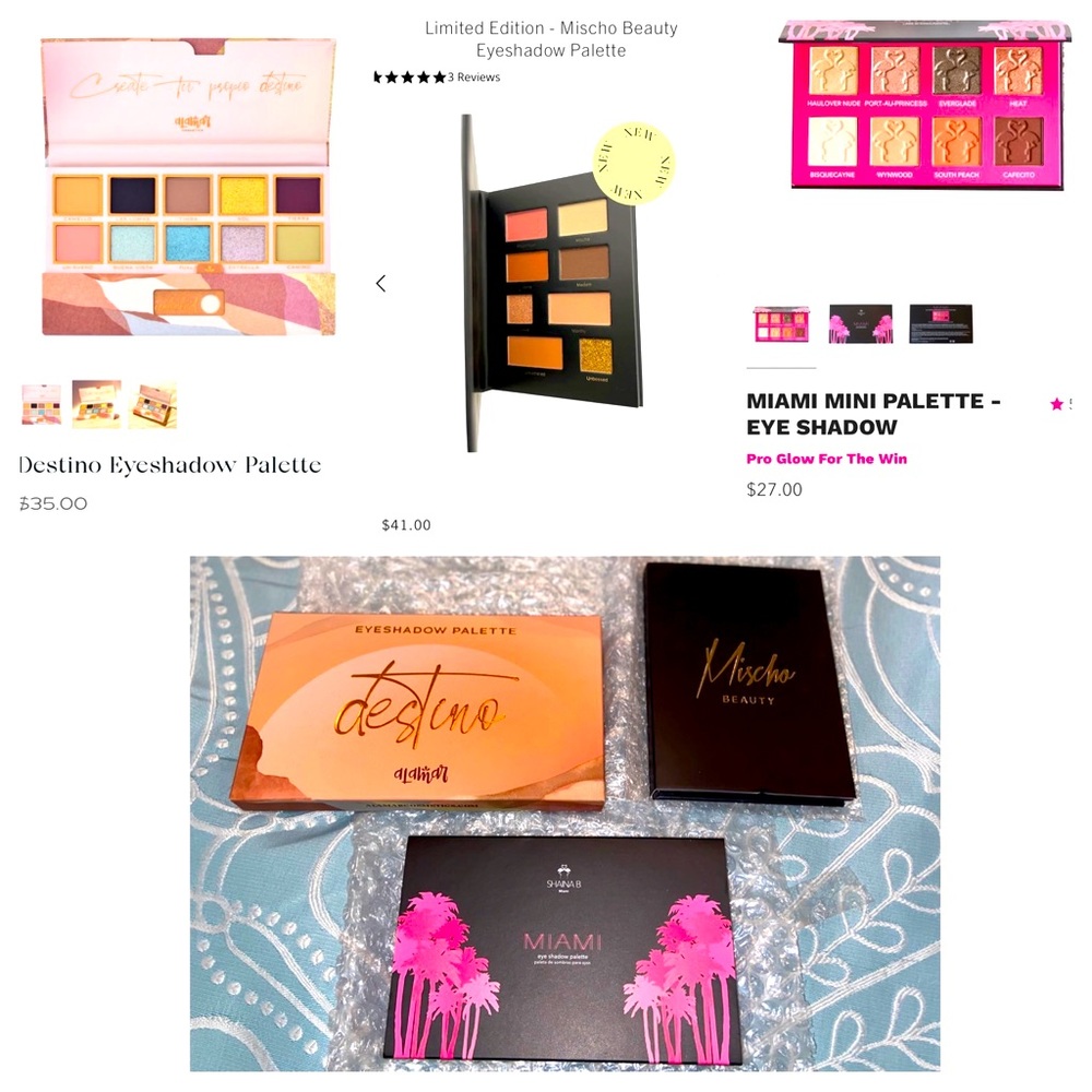 Eye shadow palettes BUNDLE OF 3 NEW 🔥